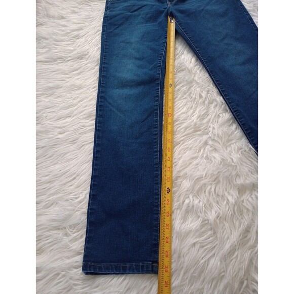 Rebel Society Mens Stretch Skinny Jeans 34x 32 Medium Wash Denim - Picture 4 of 11